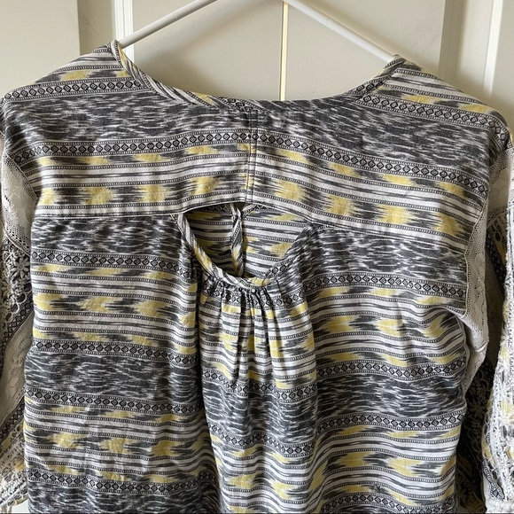 New Romantics Free People Lace and Embroidered Trimmed Tunic Top Size Small - Picture 12 of 13
